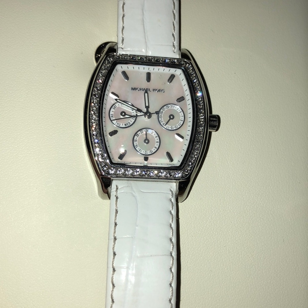 Michael Kors mother of pearl watch